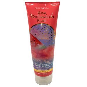 Bath & Body Works Pink Watermelon Blast Ultimate Hydration Body Cream 8 oz Fruit
